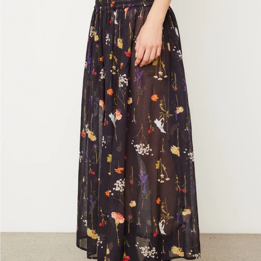 Lisa Says Gah Sheer Abigail Skirt Wildflower - Picture 6 of 11